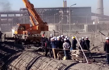 پروژه پارت دوم کف سازی گندله فولاد سیرجان ایرانیان