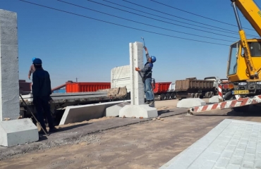 پروژه دیوار پیش ساخته فولاد سیرجان ایرانیان