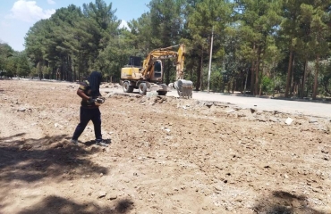 احداث پارک بانوان بوستان جنگلی شهید باهنر شهرداری کرمان